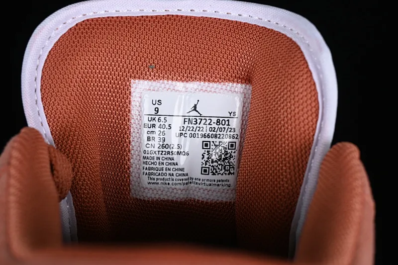All categories Air Jordan Jordan series basketball shoes Air Jordan 1 Low Air Jordan 1 Low "Canvas" AJ1 Joe 1 pink and white low-top cultural basketball shoes FN3722-801